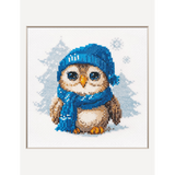 "Cuddly Owl" Cross Stitch Kit – Riolis A1019
