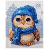 "Cuddly Owl" Cross Stitch Kit – Riolis A1019