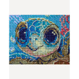 “Baby Sea Turtle” Cross Stitch Kit Aine A1037 – Sea Turtle 15×15 cm