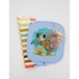 “Baby Sea Turtle” Cross Stitch Kit Aine A1037 – Sea Turtle 15×15 cm