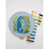 "Baby Sea Horse" Cross Stitch Kit Aine SRA1038 – Seahorse 15×15 cm