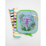 Cross Stitch Kit "Baby Jellyfish" Aine SRA1039 – Sea Jellyfish 15×15 cm