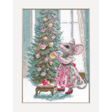 Kit de punto de cruz Aine Collection SRA1026 – “Ratita feliz”