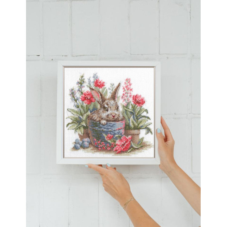 Kreuzstich-Set Blooming Bunny A1030 Aine