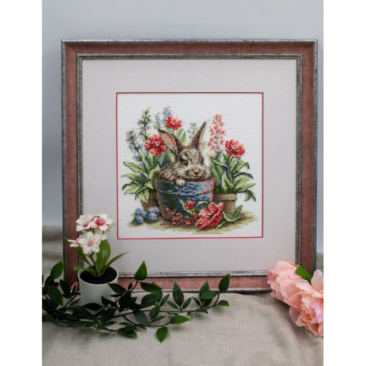 Kreuzstich-Set Blooming Bunny A1030 Aine