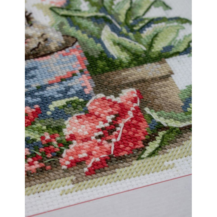 Kreuzstich-Set Blooming Bunny A1030 Aine