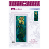 Riolis Cross Stitch Kit "The Moon (A. Mucha)" 20x48 cm - Art Nouveau Art