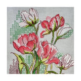 Kit de punto de cruz Riolis 2354 – Graceful Tulips, tulipanes, 21 × 30 cm