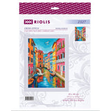 Cross Stitch Kit "Where the Sea Begins" Riolis 2327 – Mediterranean cityscape 30x40 cm