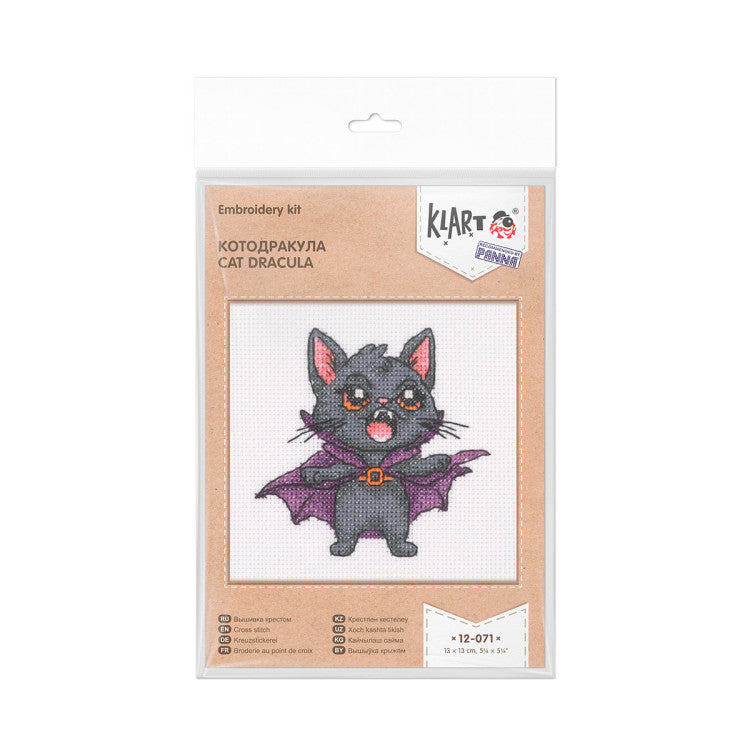 Kit de Punto de Cruz KLART 12-071 – CatDracula