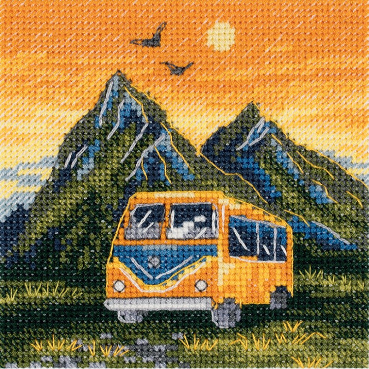 Klart cross stitch kit - "Journey to the Sunset" KL8-511