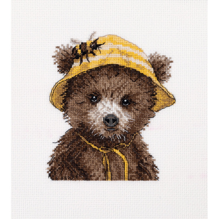 KLART Cross Stitch Kit 8-584 – Bear the Beekeeper