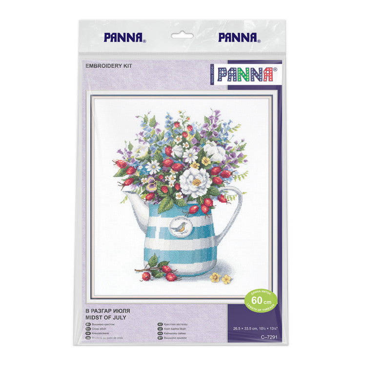 Kit de Punto de Cruz PANNA PC-7291 – Midst of July