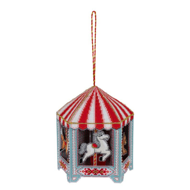 Cross stitch kit PANNA Toy Carousel PIG-7354 decorative 3D carousel