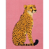 Cross Stitch Kit "Cheetah" PANNA PNK-7542 - Embroidery on clothes with soluble canvas 19x25 cm