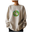 Kit de punto de cruz Hypno Geese PANNA PNK-7554 con dos gansos en diseño geométrico para bordado en ropa con lienzo soluble