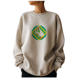 Kit de punto de cruz Hypno Geese PANNA PNK-7554 con dos gansos en diseño geométrico para bordado en ropa con lienzo soluble