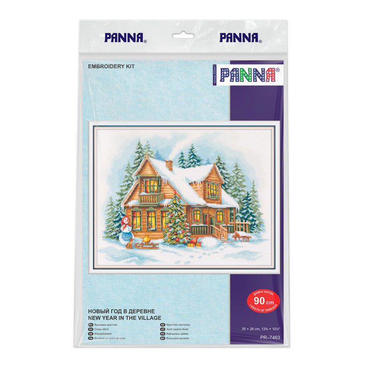 Kit de Punto de Cruz PANNA PPR-7463 – New Year in the Village