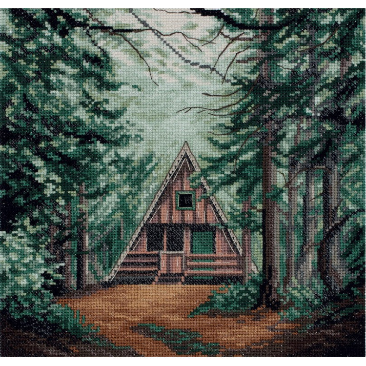Kreuzstich-Set Panna - "Häuschen im Wald" PPS-7384