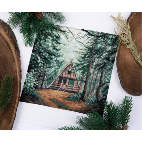 Panna cross stitch kit - "Little House in the Forest" PPS-7384