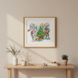 Cross Stitch Kit "Grandma and New Year" Andriana SANB-27 – Fun and Christmas Design