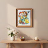 Cross Stitch Kit "Traveling Grandmothers" SANB-28