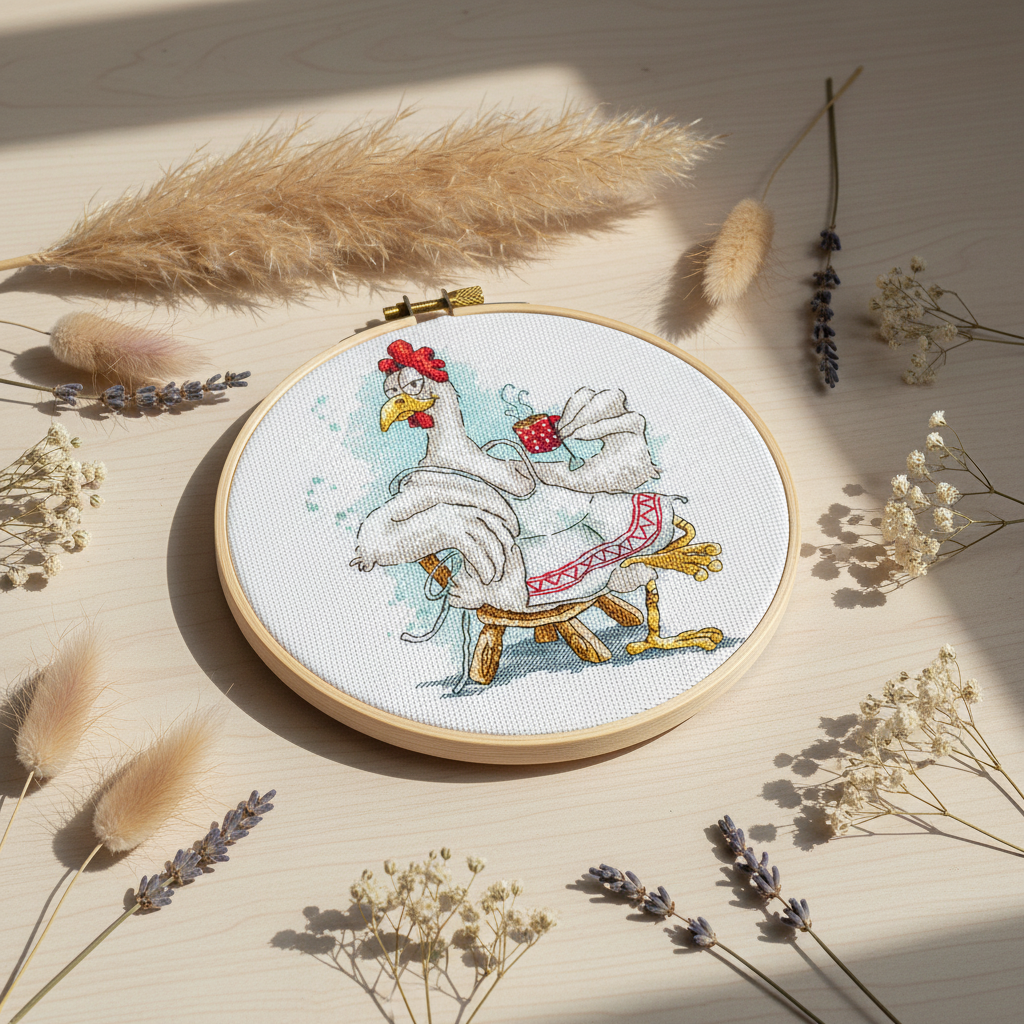 Cross Stitch Kit "Tea Lover" SANCH-12