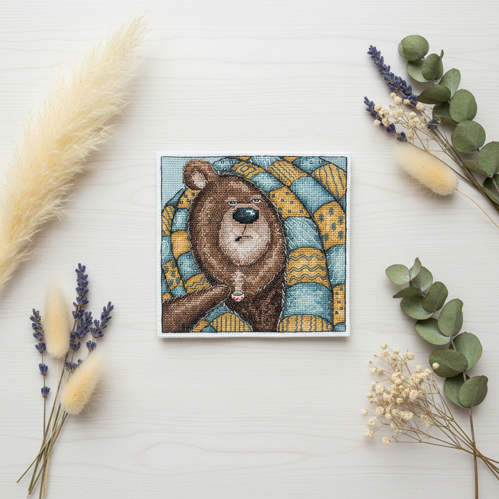 Cross Stitch Kit "Good morning!" Andriana SAND-44 – Fun and Original Design