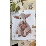 Cross Stitch Kit "Soul in Arms" Andriana SAND-49 – Tender Lamb 18x23.5 cm Aida 16 ct