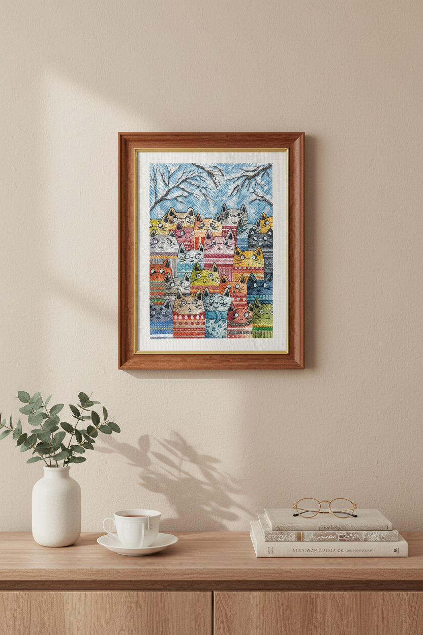 Cross Stitch Kit "Voices of Spring" SANG-11