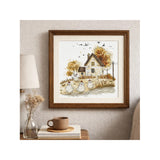 Kit de punto de cruz Andriana SANH-08 Mistresses of the Yard – Dueñas del Patio 22,5x21 cm