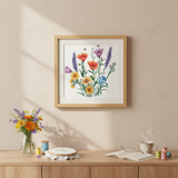Kit de Punto de Cruz "Colores del Verano" SANK-70