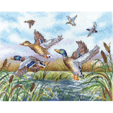 Kit de Punto de Cruz ANDRIANA SANL-26 – The Ducks Are Flying