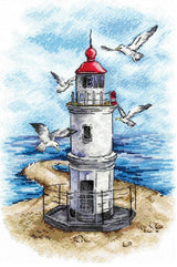 Kit de point de croix "Phare" SANM-39