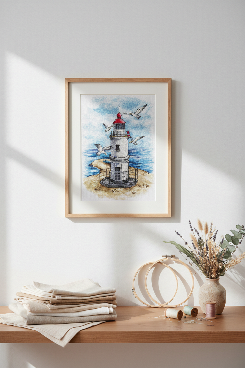 Cross stitch kit "Lighthouse" SANM-39 Andriana