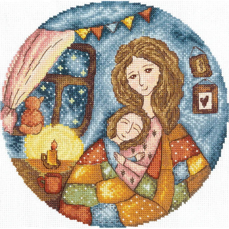 Kit de Punto de Cruz ANDRIANA SANM-41 Mom’s Warmth