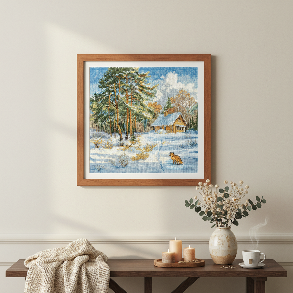 Kit de Punto de Cruz ANDRIANA SANM-42 – Frost and Sun