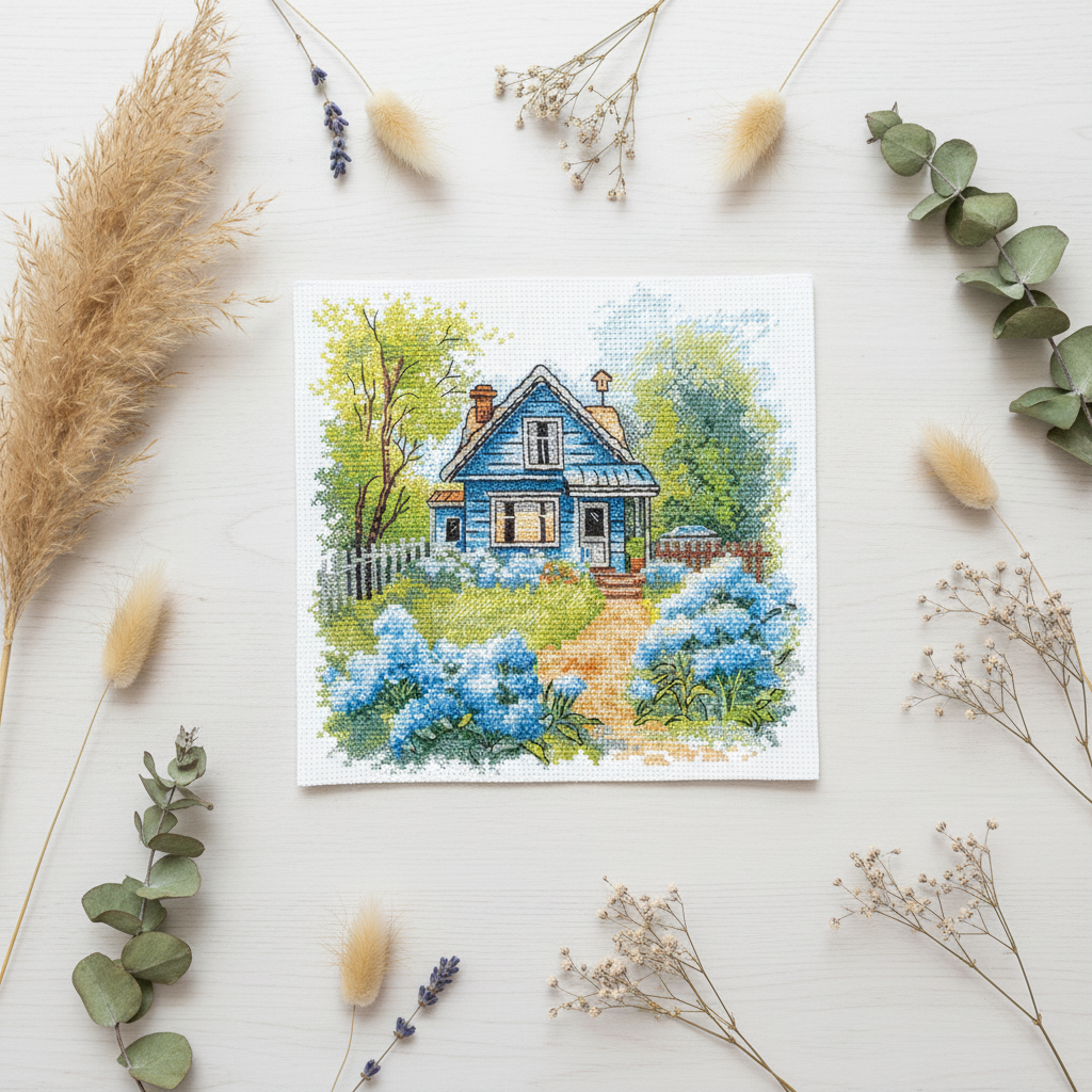 Cross Stitch Kit "At the Country House" - Andriana SANN-37