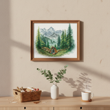 Cross Stitch Kit "Alone with Nature" SANN-38