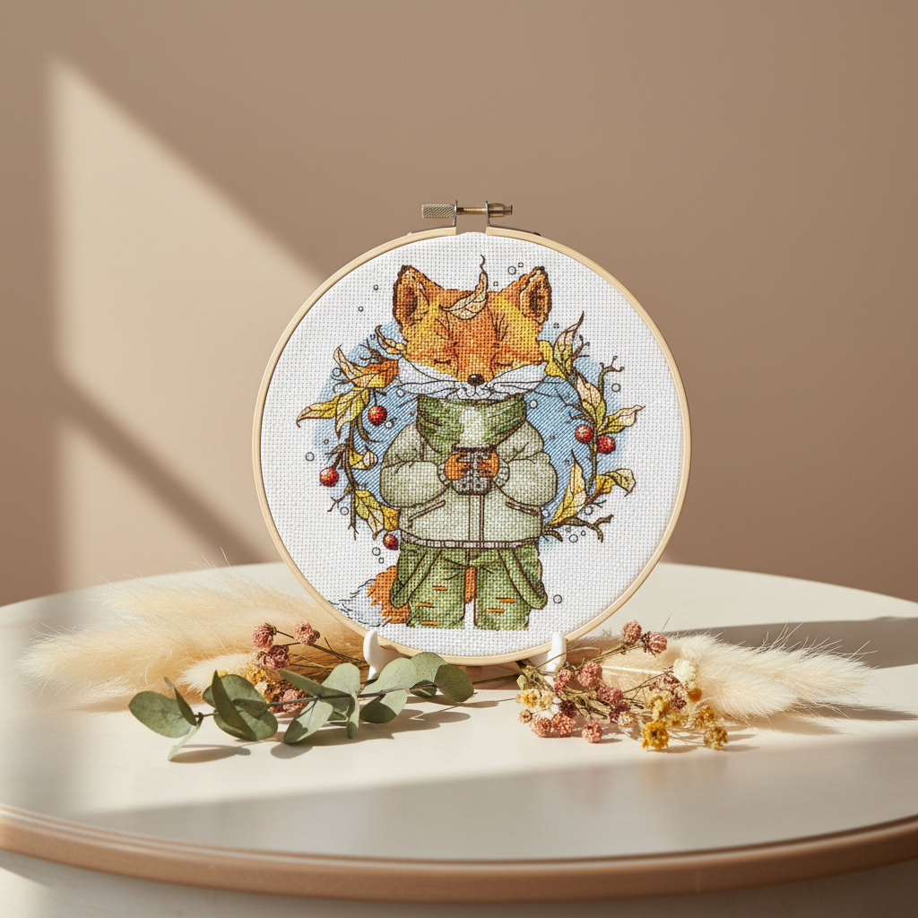 Cross Stitch Kit "Autumn Coffee" - Andriana SANO-33