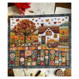 Cross Stitch Kit "Autumn Patterns" Andriana SANO-36 - Decorative Autumn Landscape 32x27 cm Aida 16 ct