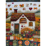 Cross Stitch Kit "Autumn Patterns" Andriana SANO-36 - Decorative Autumn Landscape 32x27 cm Aida 16 ct