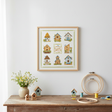 Birdhouses – Cross Stitch Kit SANS-74 Andriana