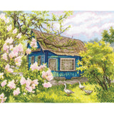 Kit de Punto de Cruz ANDRIANA SANS-77 – Lilacs near the House