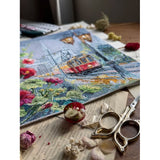Cross Stitch Kit "Morning Tram" Andriana SANU-11 - Urban tram 24.5x27 cm Aida 16 ct