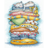 The Cat is Resting – Andriana Cross Stitch Kit SANV-55