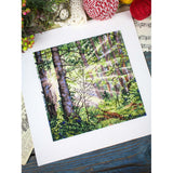 Kit de punto de cruz MP Studia Sunny Forest SNV-1004 bosque iluminado