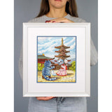 MP Studia Graceful Dance SNV-1013 dancing cats cross stitch kit