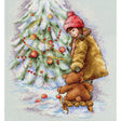 MP Studia SNV-1018 Near the Decorated Christmas Tree