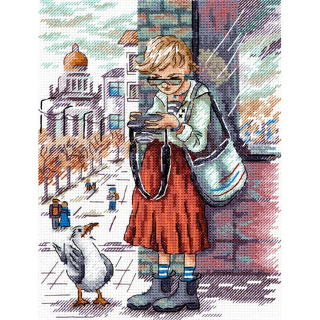 Kit de punto de cruz Una buena foto MP Studia SNV-959